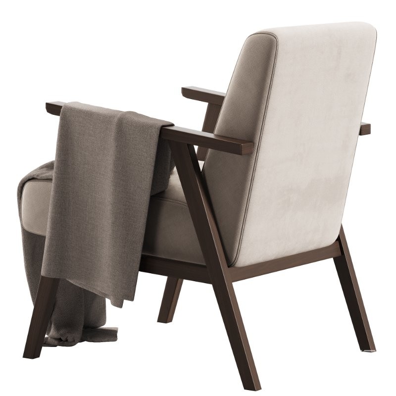 Ebbe Ecru Linen Armchair - Image 4