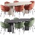Daisy Dining Chair and Almont Table - Thumbnail 5