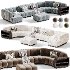 Biscuit Sectional Modular Sofa - Thumbnail 3