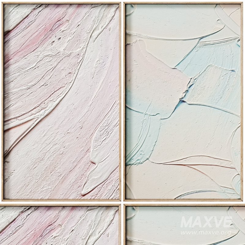 Decorative 3D Art Relief Panel 141 Set - Image 1