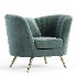 Margo Velvet Chair - Thumbnail 4