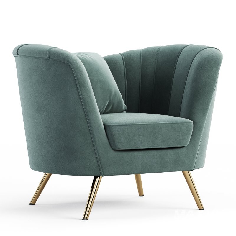 Margo Velvet Chair - Image 4