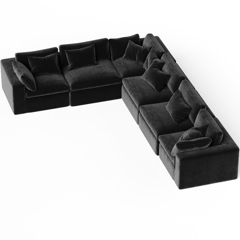 Dream Navy Sectional Sofa Combination 04 - Image 2