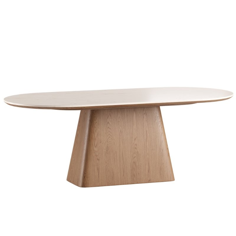 Palermo Fabric Dining Chair and Thorsten Dining Table - Image 2
