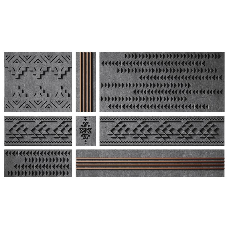 Decorative Panel 3D ART RELIEF 184 - Image 3