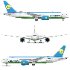 Boeing 787-8 passenger aircraft of Uzbekistan Airways - Thumbnail 2