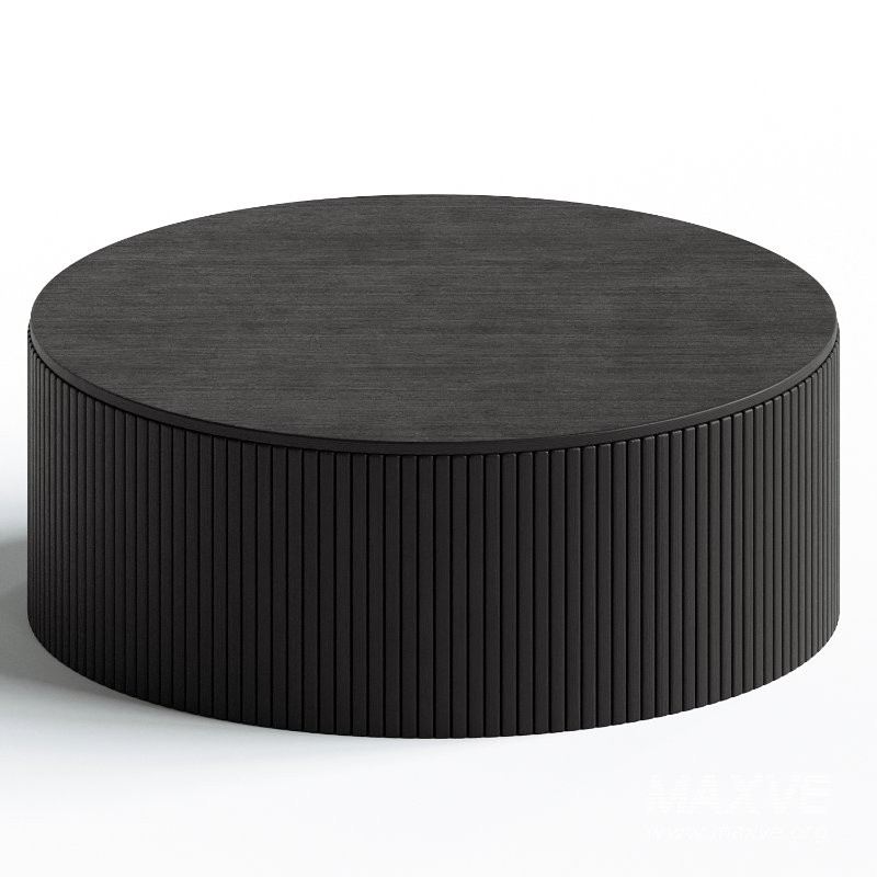 Roller Max Round Storage Coffee Table ETHNICRAFT - Image 3