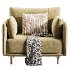 Streamdale Modern Upholstered Accent Chair - Thumbnail 2