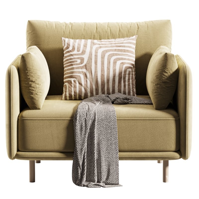 Streamdale Modern Upholstered Accent Chair - Image 2