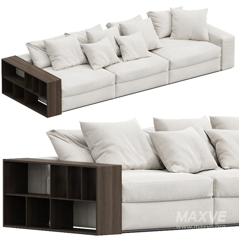 Groundpiece modular sofa by Flexform 11MXA - Image 3