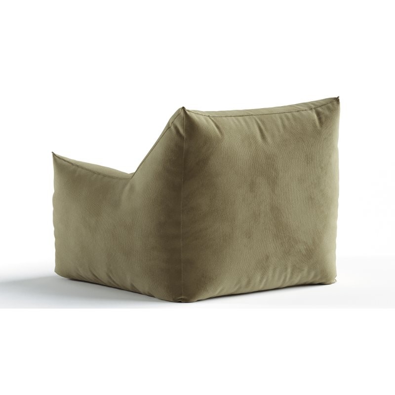 Ehlen Modern Velveteen BeanBag - Image 4