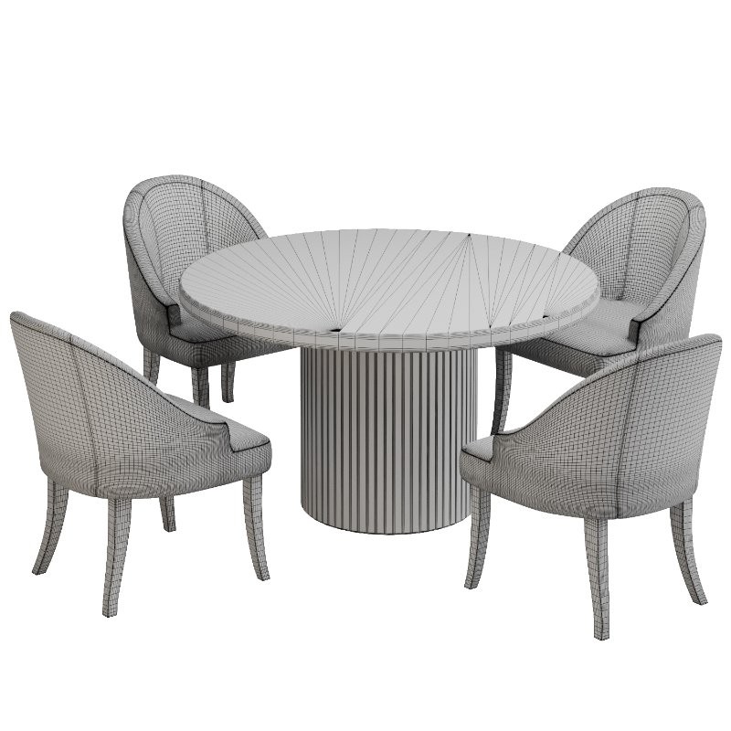 Dinning chair and table325 - Image 3