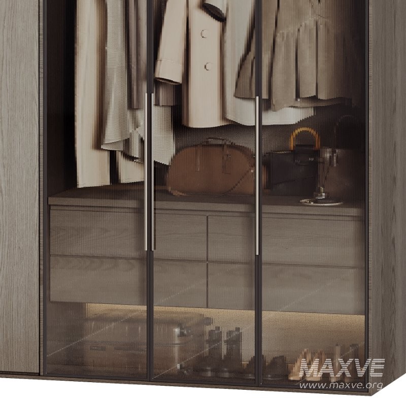 Contemporary Wardrobe Closet 08 - Image 4