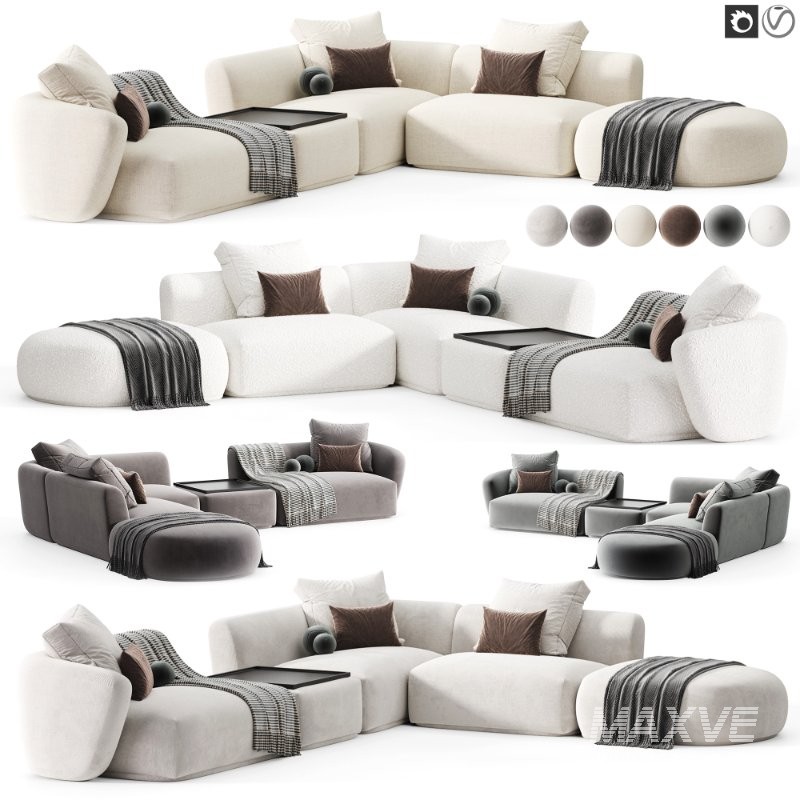 Corner modular sofa Fabro - Image 6