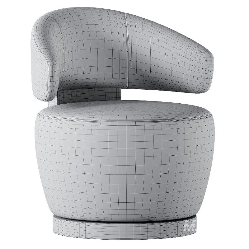 Austin Swivel Chair Oat - Image 4