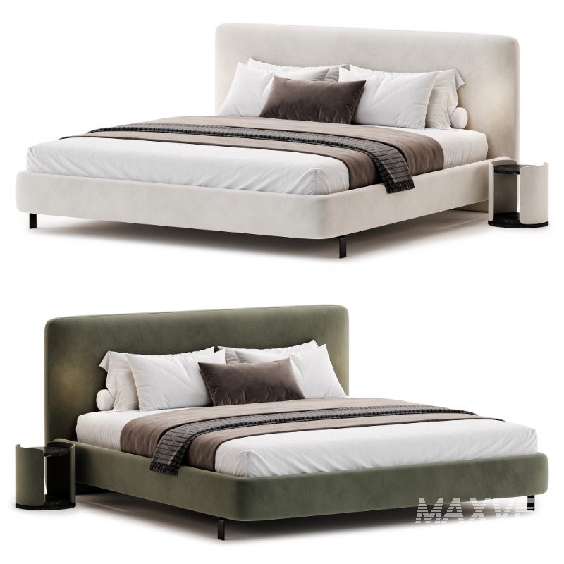 Buddy Double Bed with Legs - Image 2