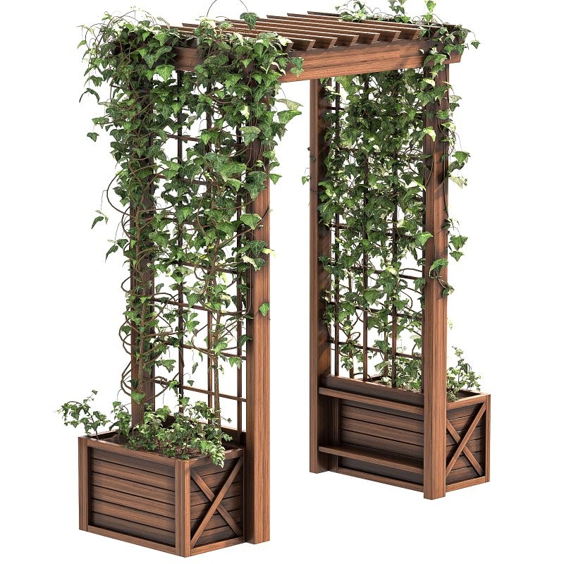 Wooden Garden Arbor - Image 5