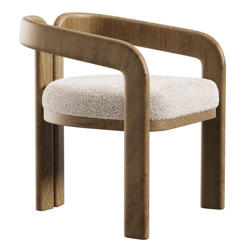 Chloe Teak Dining Chair - Image 1
