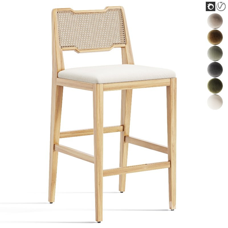 Eva Bar Chair By Domkapa - Image 5