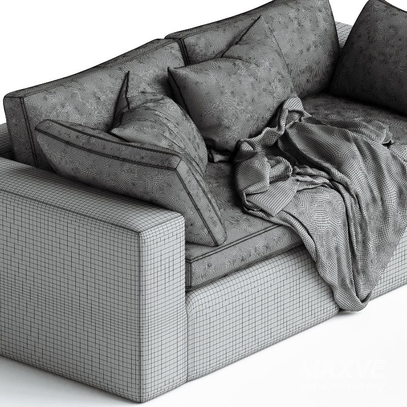 Dream Navy Sectional Sofa Combination 03 - Image 3