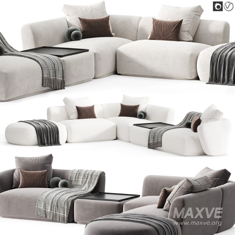 Corner modular sofa Fabro - Image 5