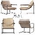 Khai Lounge Chair Tan - Thumbnail 5