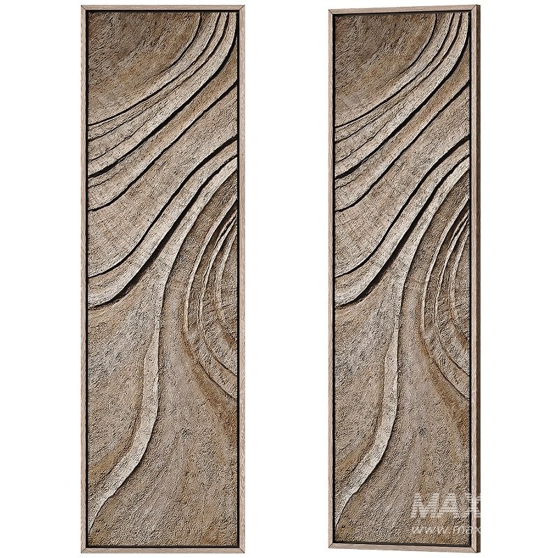 3D Art Relief 212 Painting - Image 2