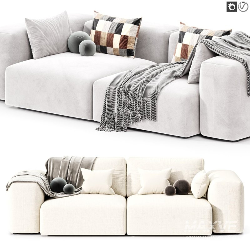 Straight sofa Fiji two section - Image 6