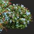 ntal shrubs bring color, texture, and natural density to gardens, parks, residential exteriors, and botanical visualizations. - Thumbnail 7