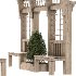 Wooden Garden Arbor 03 - Thumbnail 3