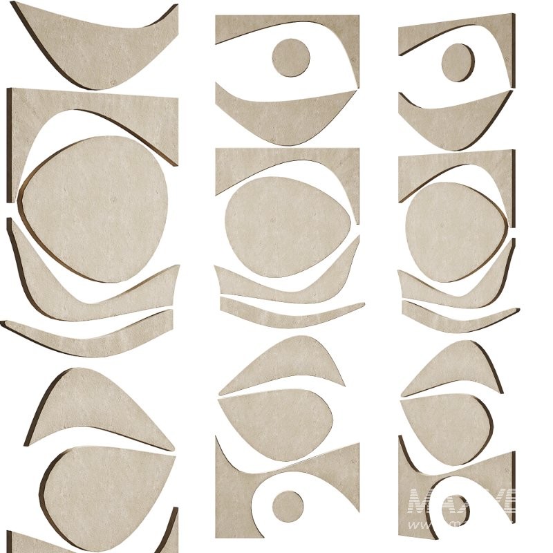 Decorative Panel 3D ART RELIEF 189 - Image 1