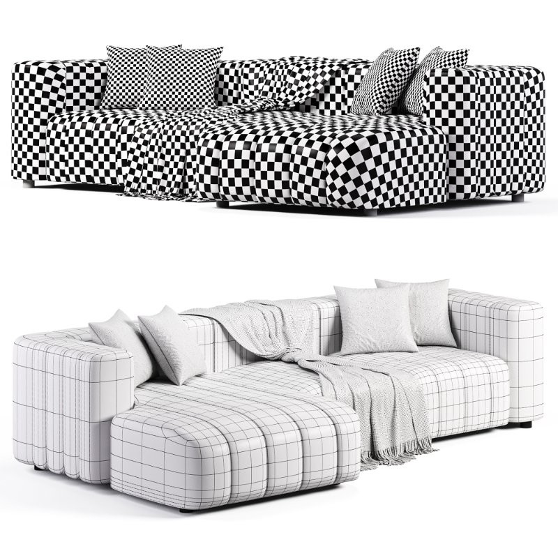 Bowry 3 Piece Modular Upholstered - Image 5