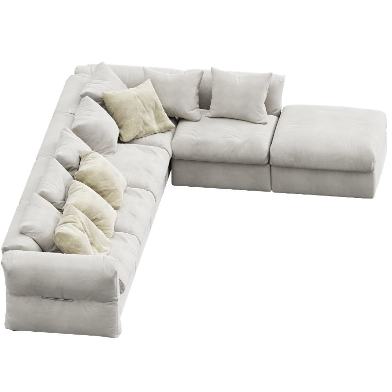 Newbridge Corner Sofawith ottoman by Flexform - Image 2