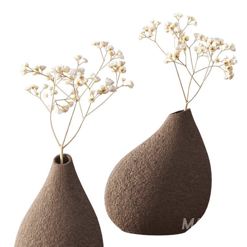 Rustic Clay Vase with Natural Gradient - Image 2