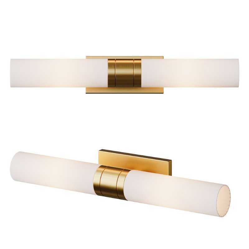 Cydney Vanity Light And Malika Opal Glass Bath Sconce - Image 4