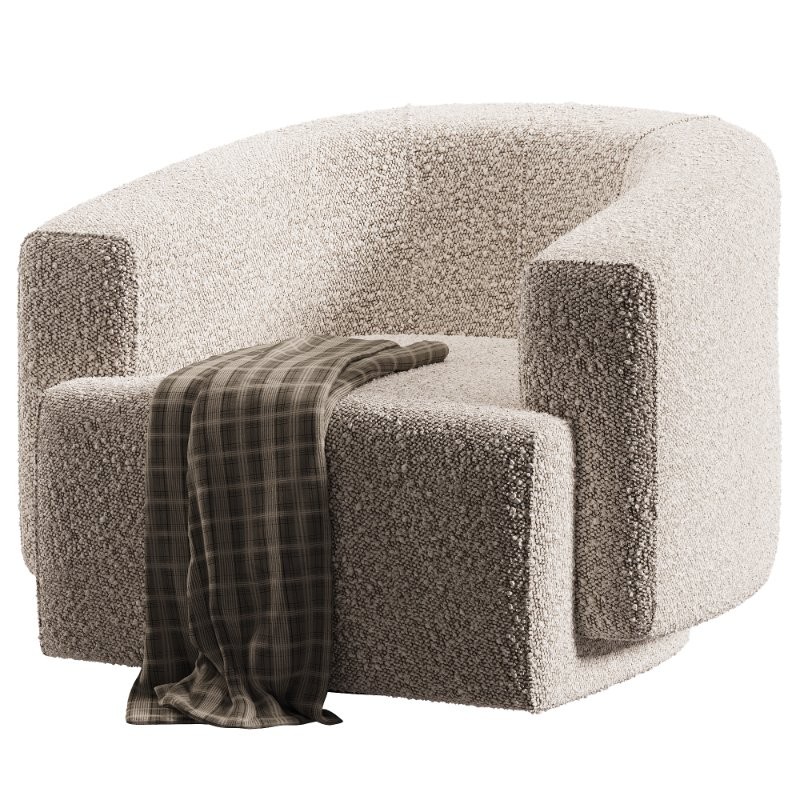 Hamlin Nubuck Leather Swivel Chair - Image 3