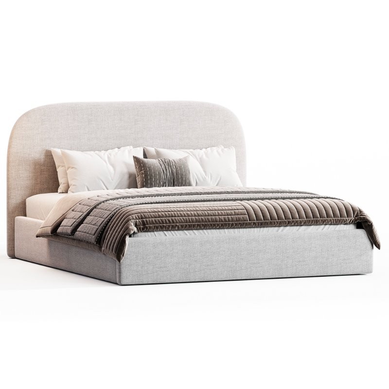 Bed Kevia 160 Soft Ginger - Image 1