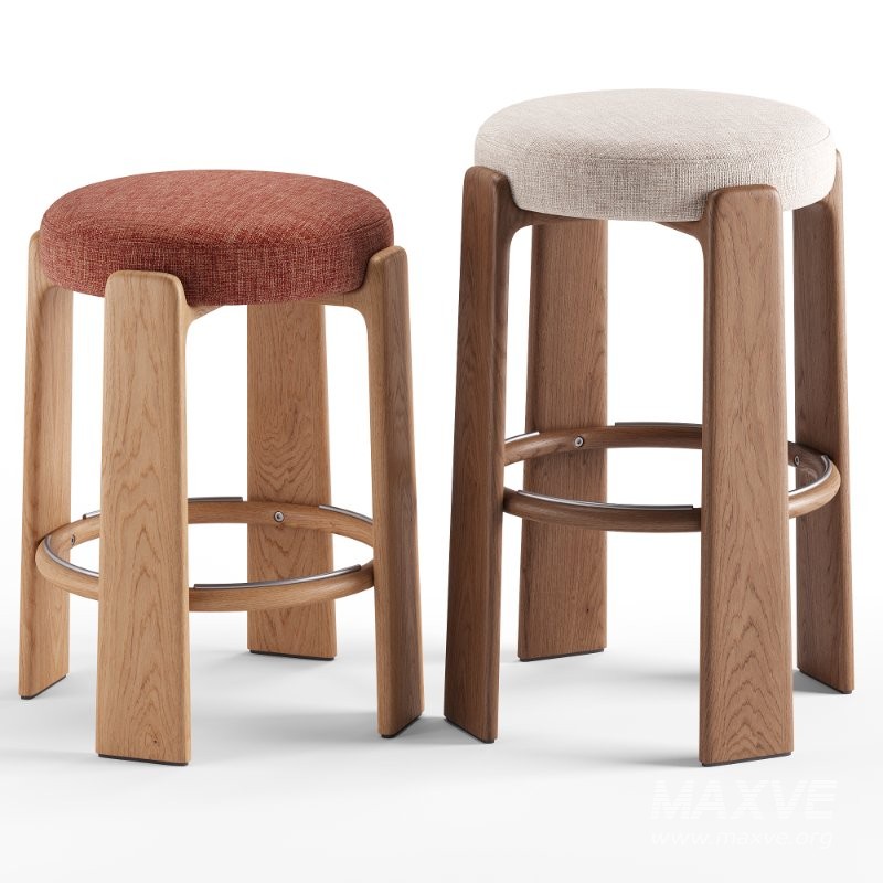 Granite stool By Kave Home - Image 4