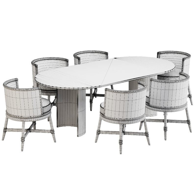 Dinning chair and table329 - Image 3