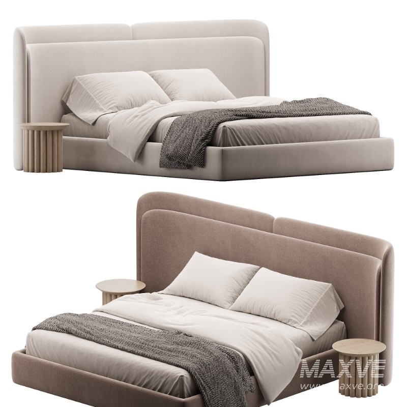Fless 2 Double Bed by Koza Home - Image 1