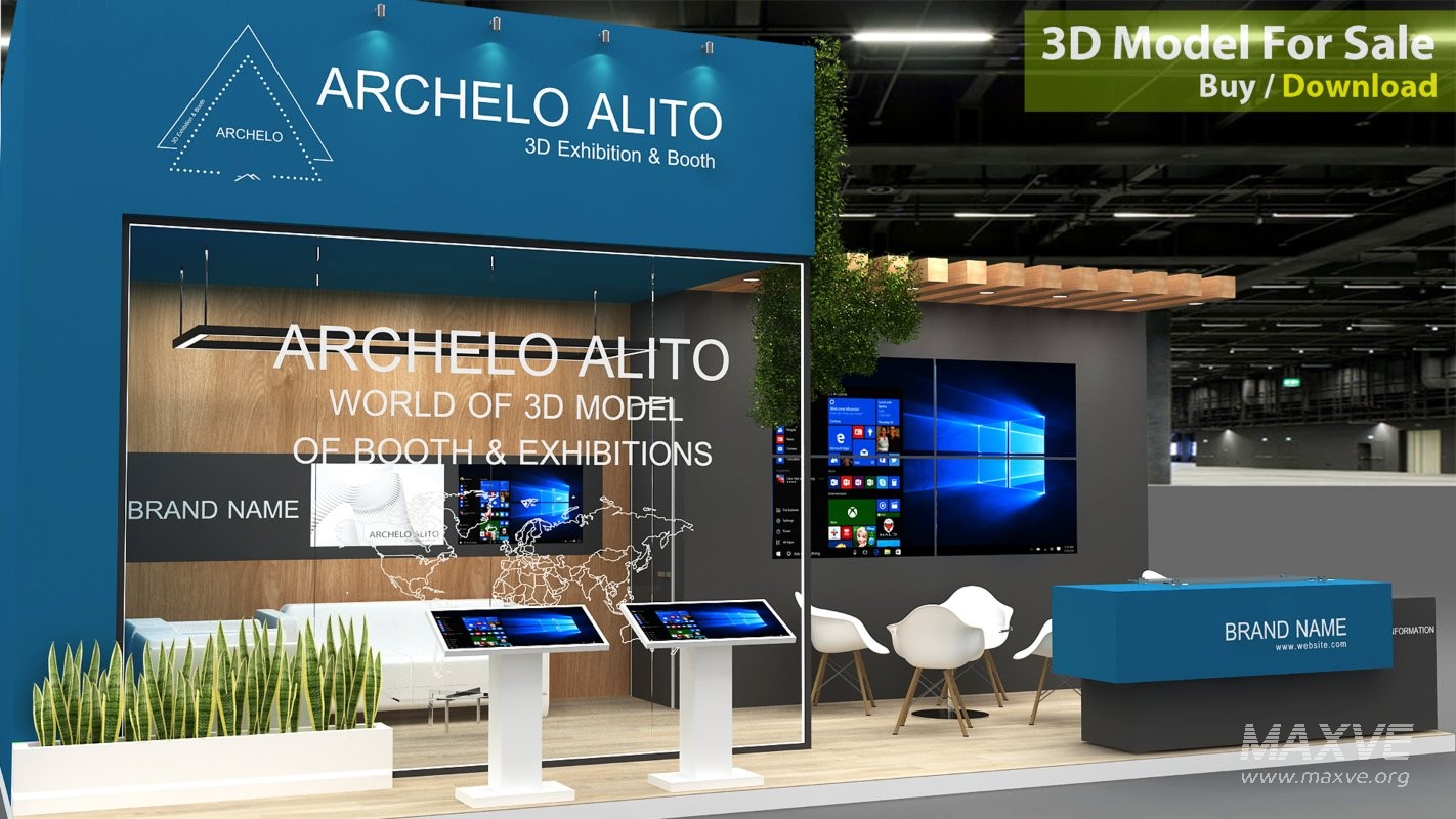 stall exhibition 3d design - Image 3