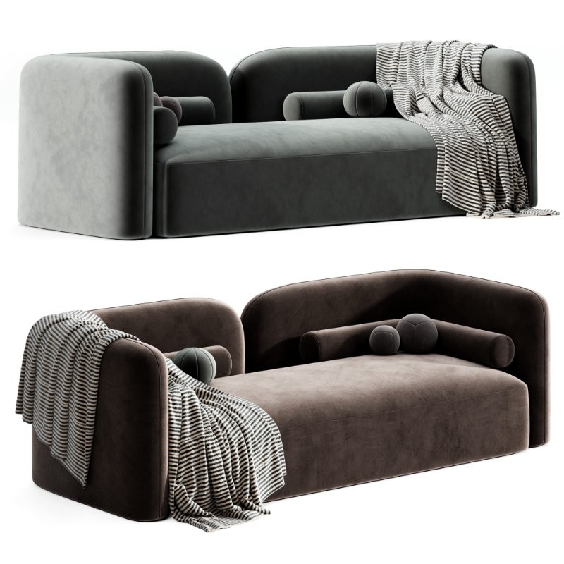 Straight sofa Stone - Image 6