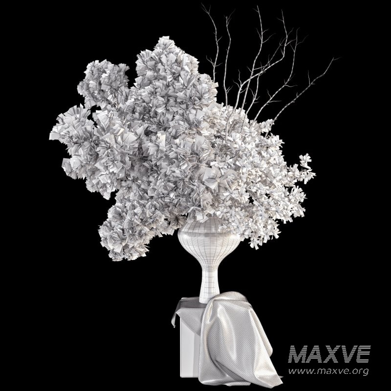 Crimson Accents Pine Vase 48 - Image 5