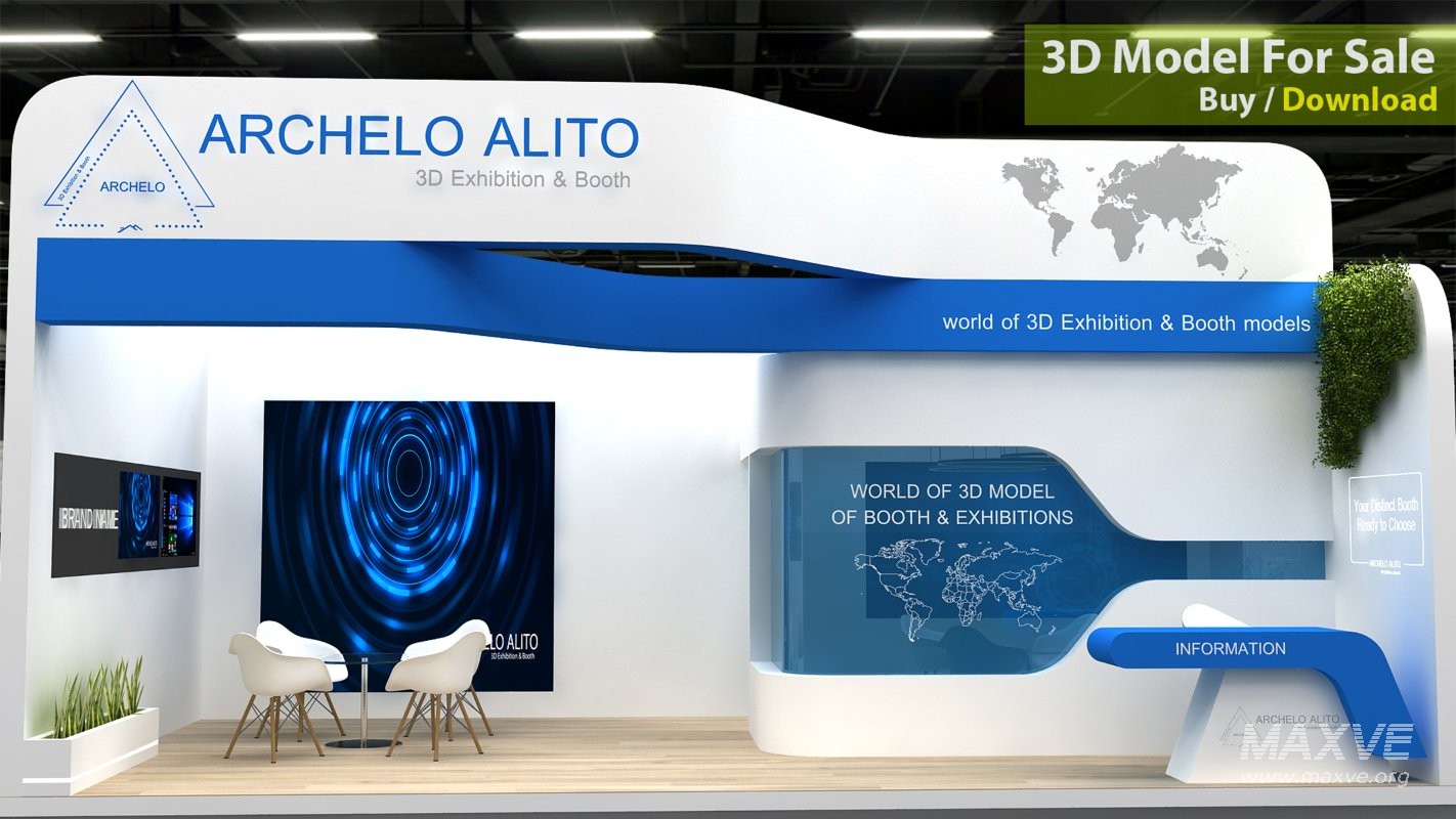 Exhibition Booth 3d Model - Image 6