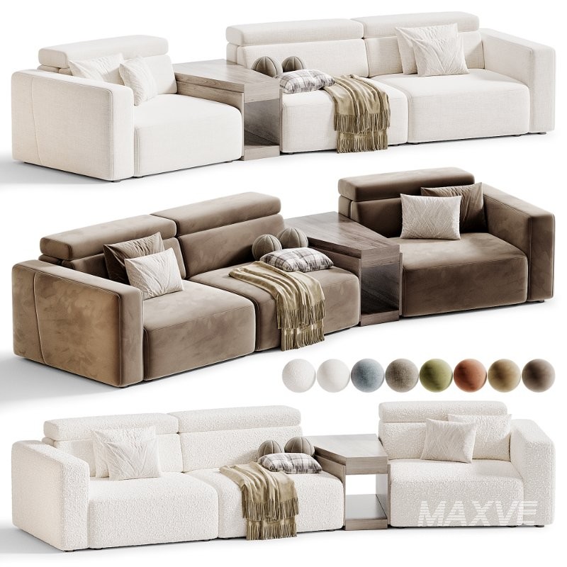 Domus Modular Sofa by Natuzzi - Image 5