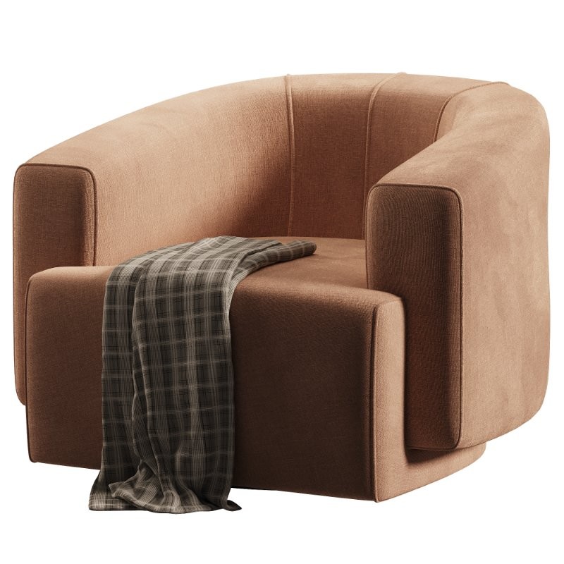 Hamlin Nubuck Leather Swivel Chair - Image 6