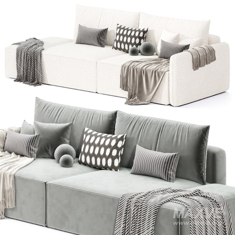 Corner sofa bed Portland 3 - Image 3