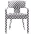 Lila Soft Beige Fabric Dining Chair - Thumbnail 8