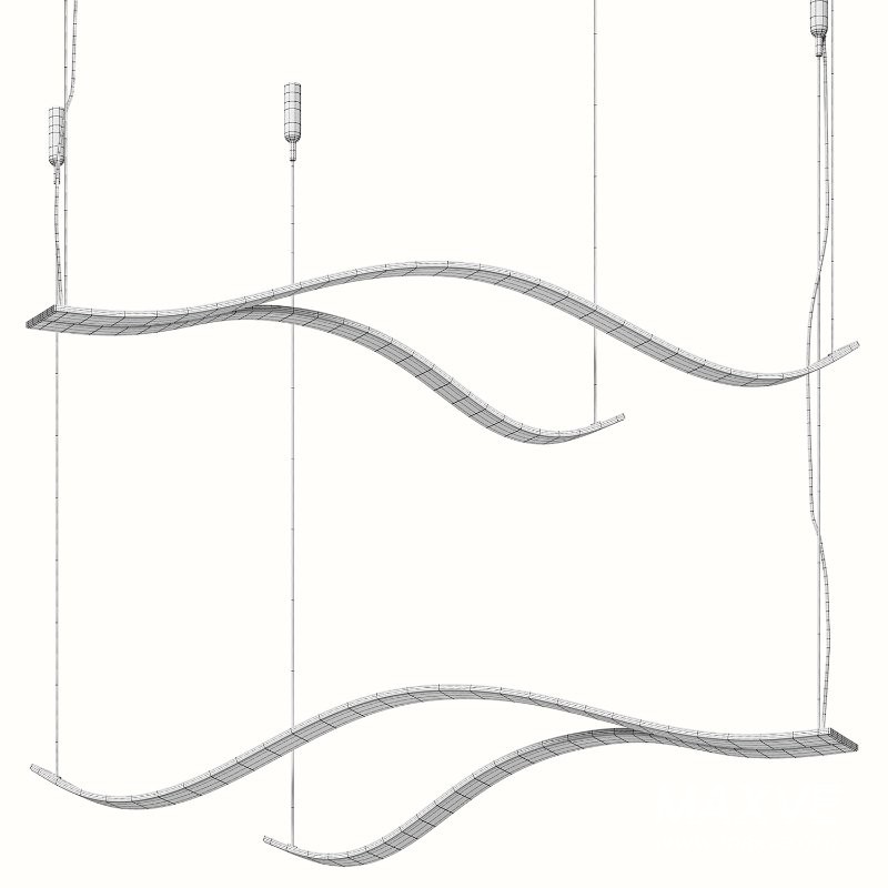 Creative Modern LED Abstract Chandelier - Image 2