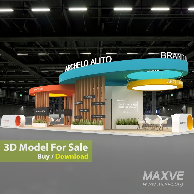 modern exhibition 3d - Image 2